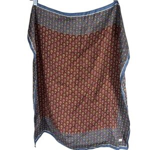 Vintage Echo silk blend Echo print scarf